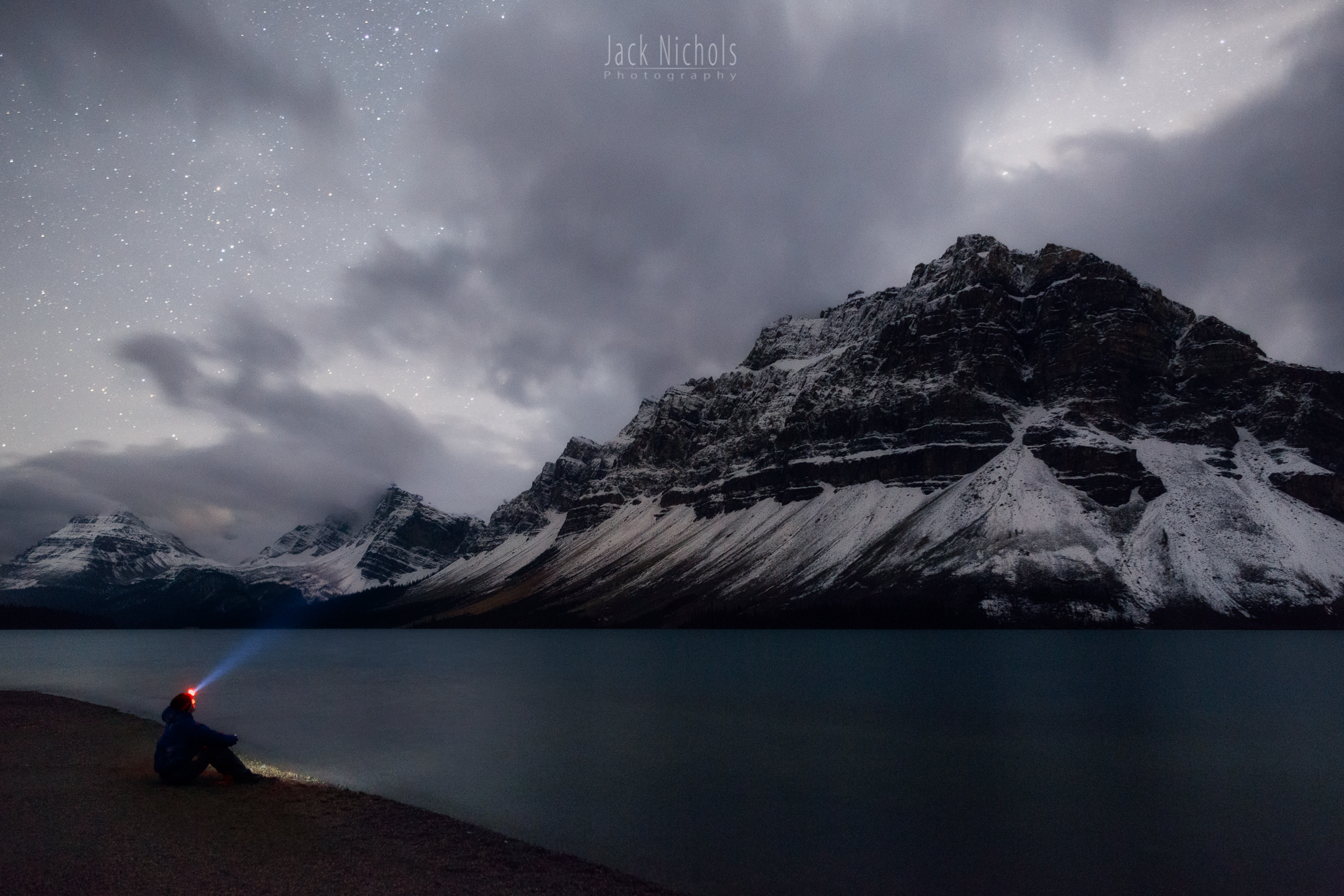 Nightscape example (Bow Lake, Banff National Park, Alberta)