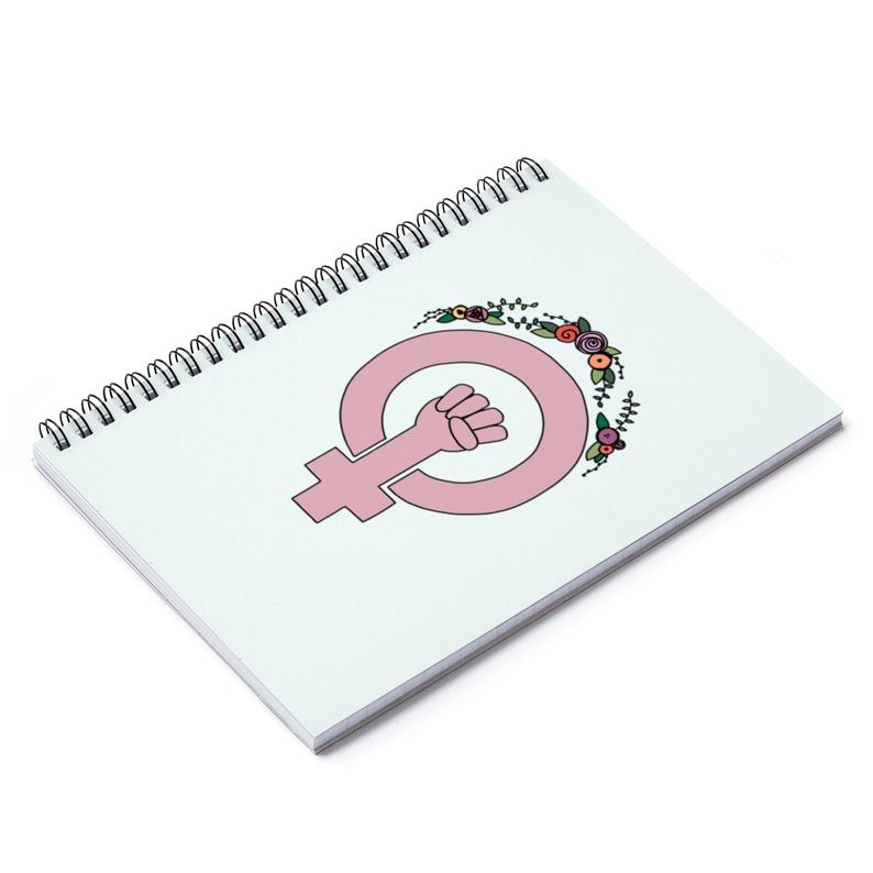 Feminist Symbol Notebook, strangekindofgrownup