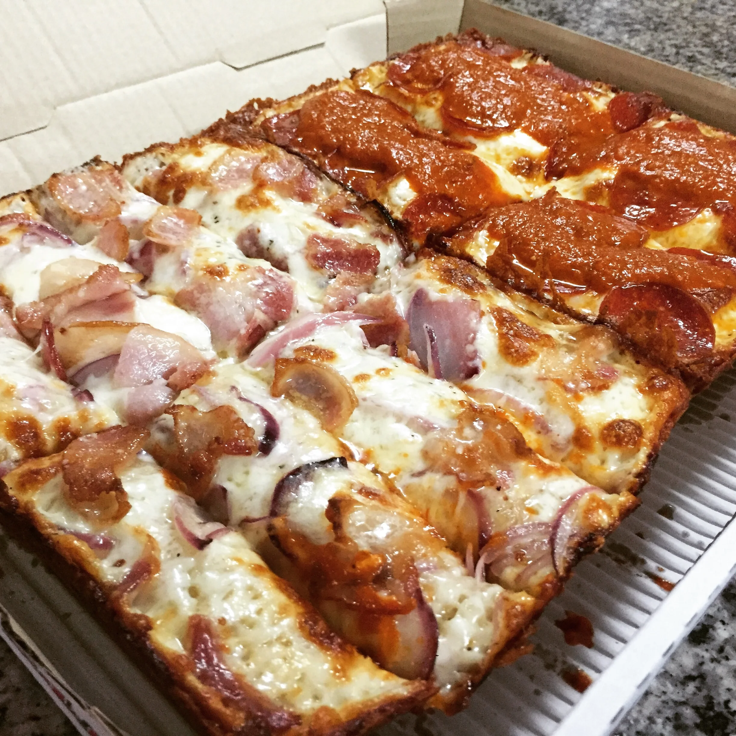 Big Box aka Half/Half Detroit Style.