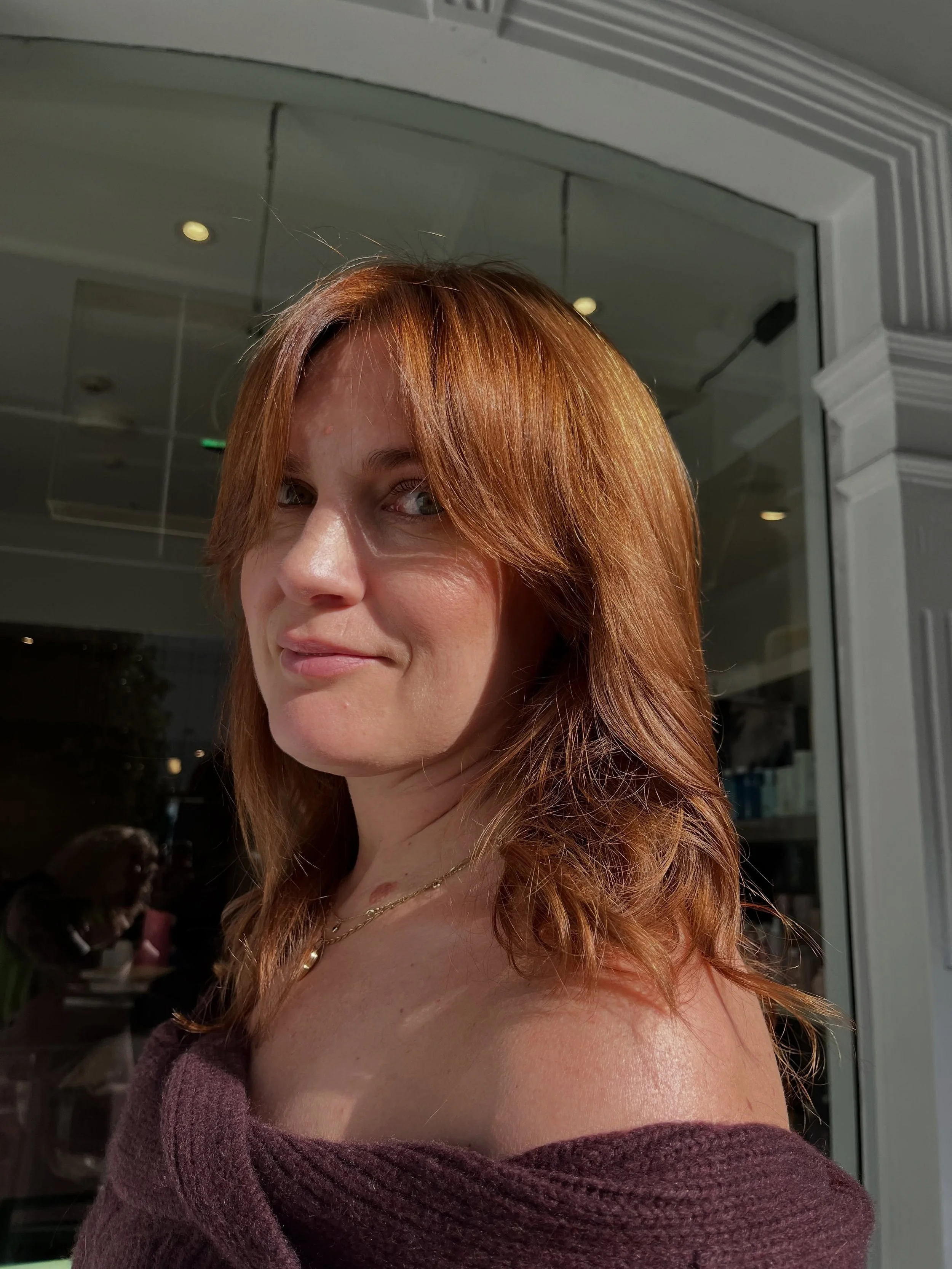 Forever turning blondes into beautiful coppers! 

Who knew that all you needed was to go copper and glow up! 
.
.
.
.
#copper #blondetocopper #newhair