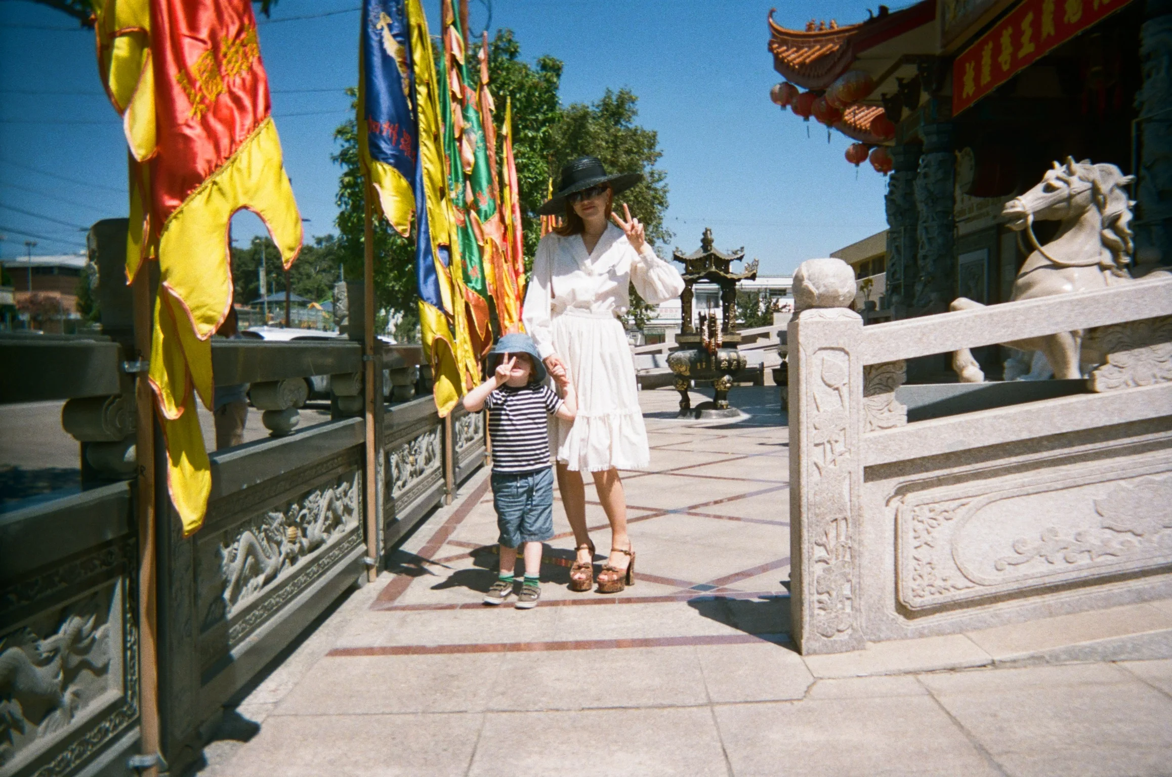 En route to dim sum post-envelope blessing; providing my boys with a broad palette is a tenant of my mothering style. Photo by my son Rogan (6).