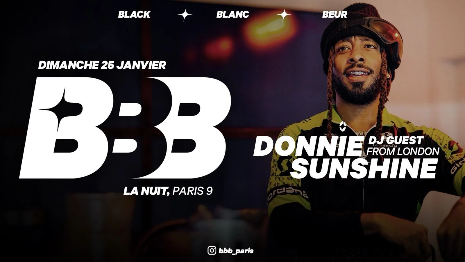 BBB FASHION WEEK DJ GUEST FROM LONDON