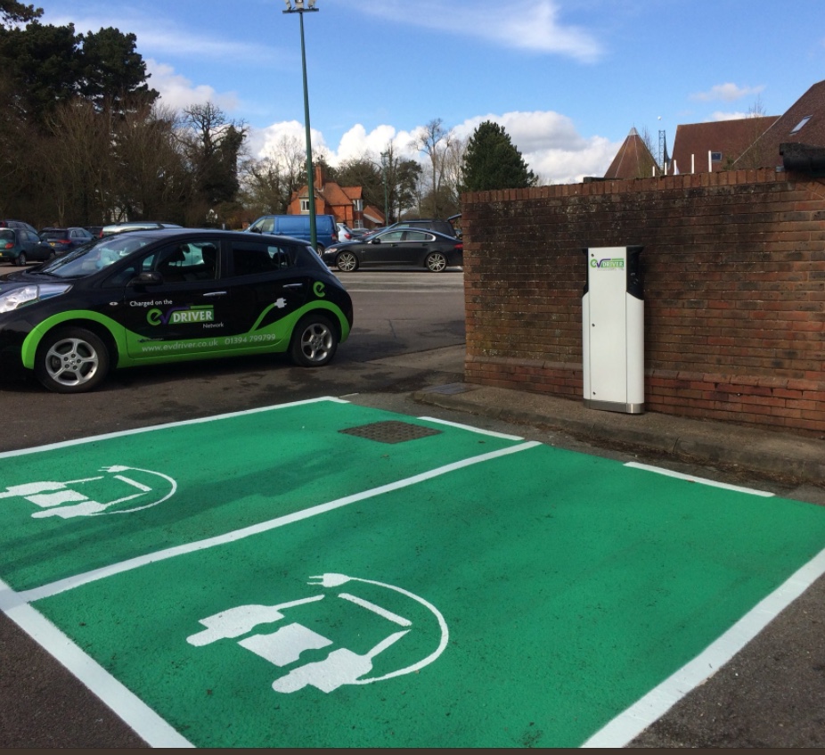 Green parking spaces for green drivers!