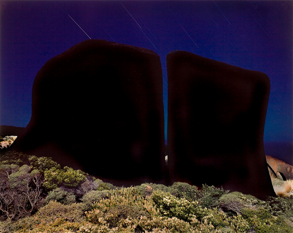    Land of Time    Ancient Couple in Silhouette  1981    (Kangaroo Island,  South Australia) Print size variable 