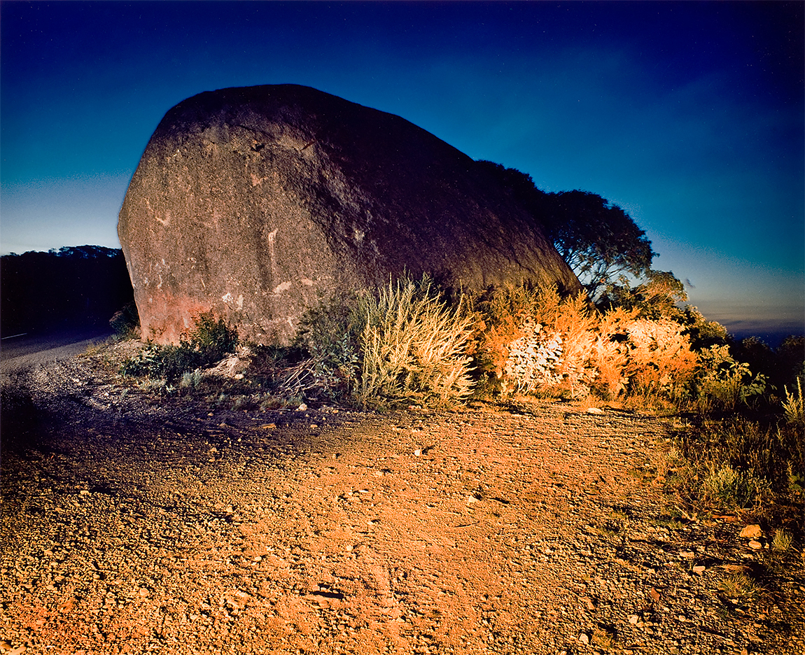    Land of Time    Granite Stone in the Headlights  1981  (Mount Buffalo, Victoria) Print size variable 