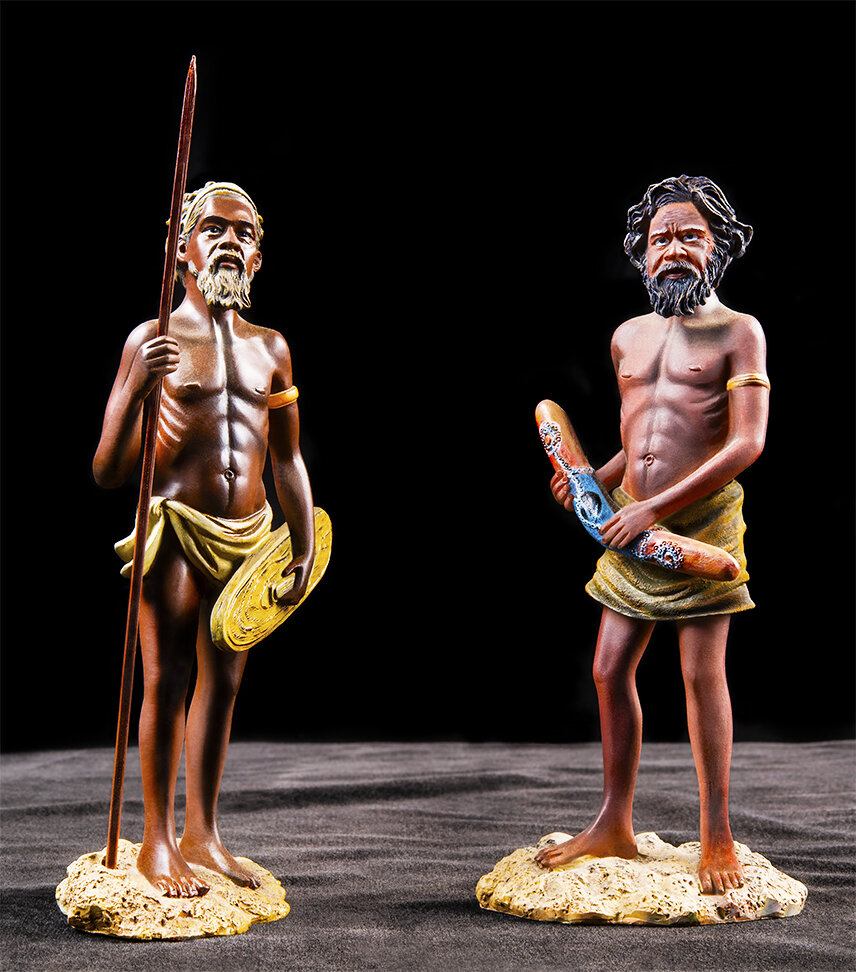    Duologue    First Australians... Figures  Made in China  2020  90cm x 79.5cm  Archival pigment print on  310gsm cotton rag paper    