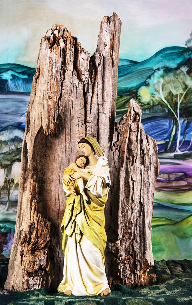    Spiritual    Mary In The Wilderness  2021 120cm x 75.5cm Archival pigment print on 310gsm cotton rag paper  