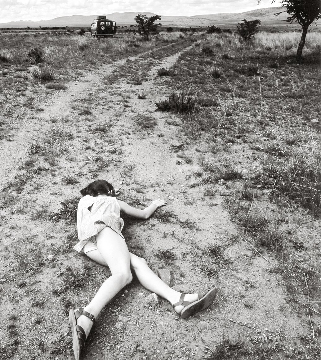    California    Rachel Playing Dead  1971 Mexico Print size variable  