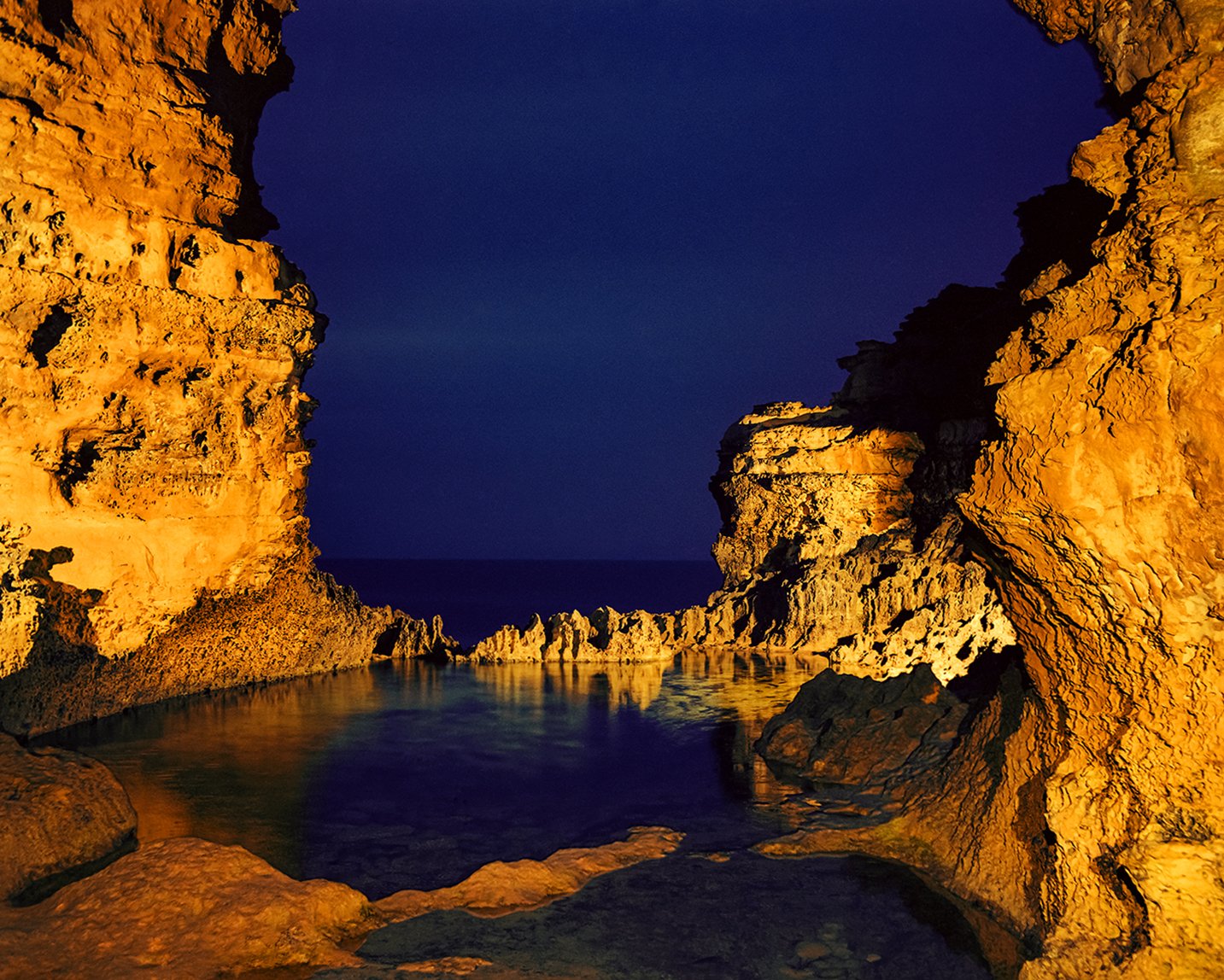    Land of Time     The Grotto  1981  (Great Ocean Road, Victoria) Print size variable 
