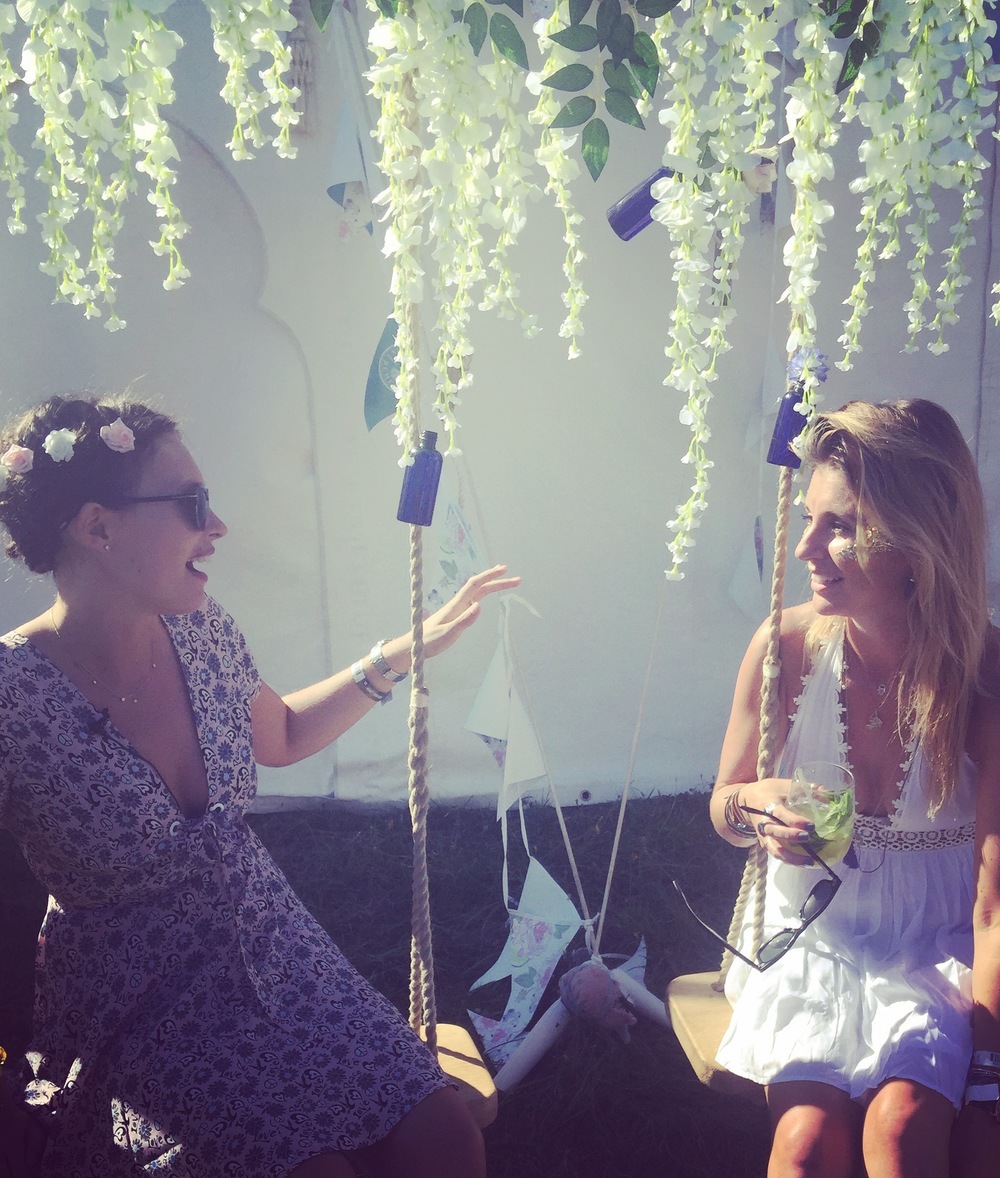 Myself and Deliciously Ella.. on a swing