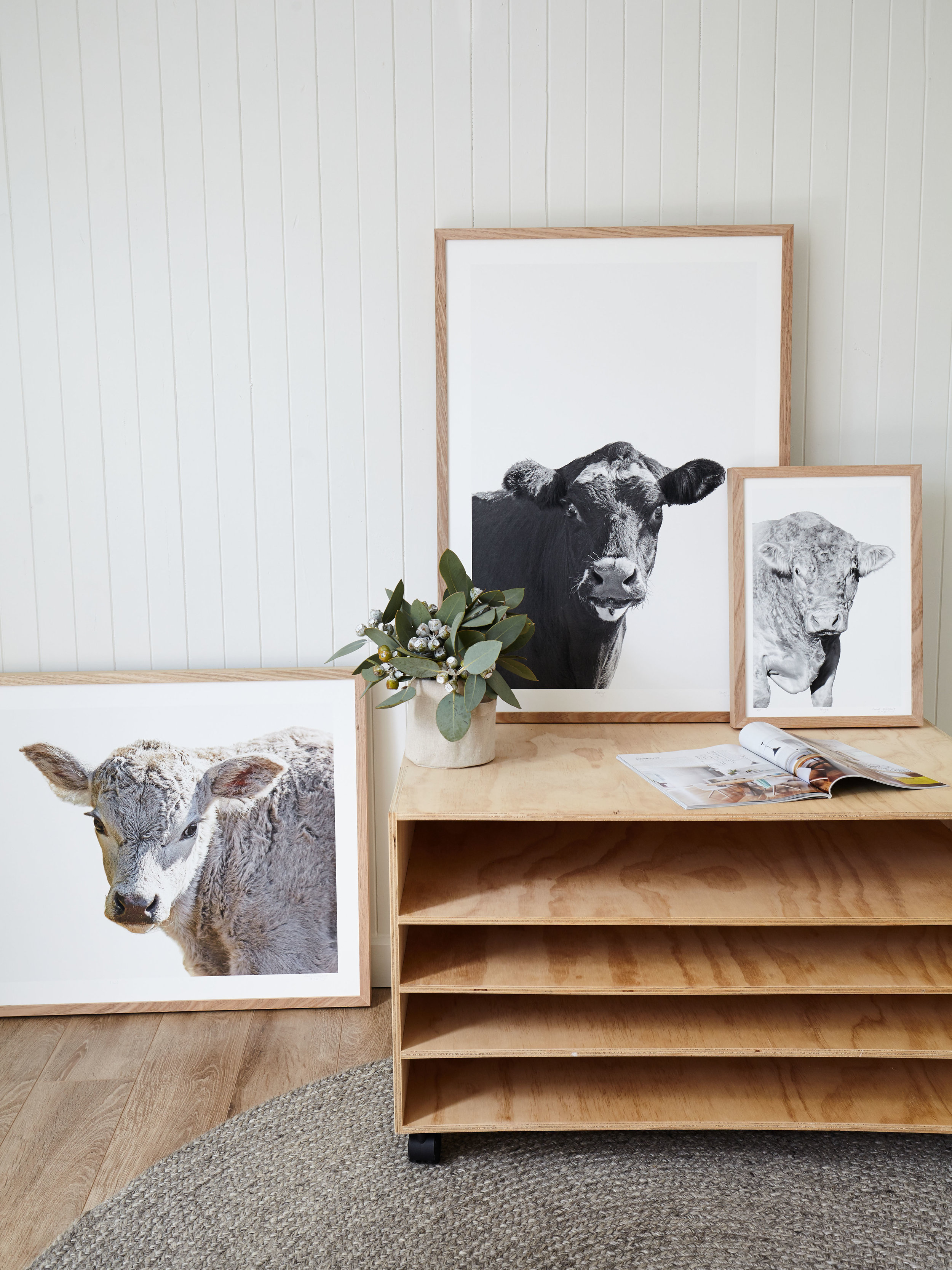 Elsie + Hugo prints by Sarah Elshaug. Styling by Maitland Street Interiors & Photography by Stephanie Rooney