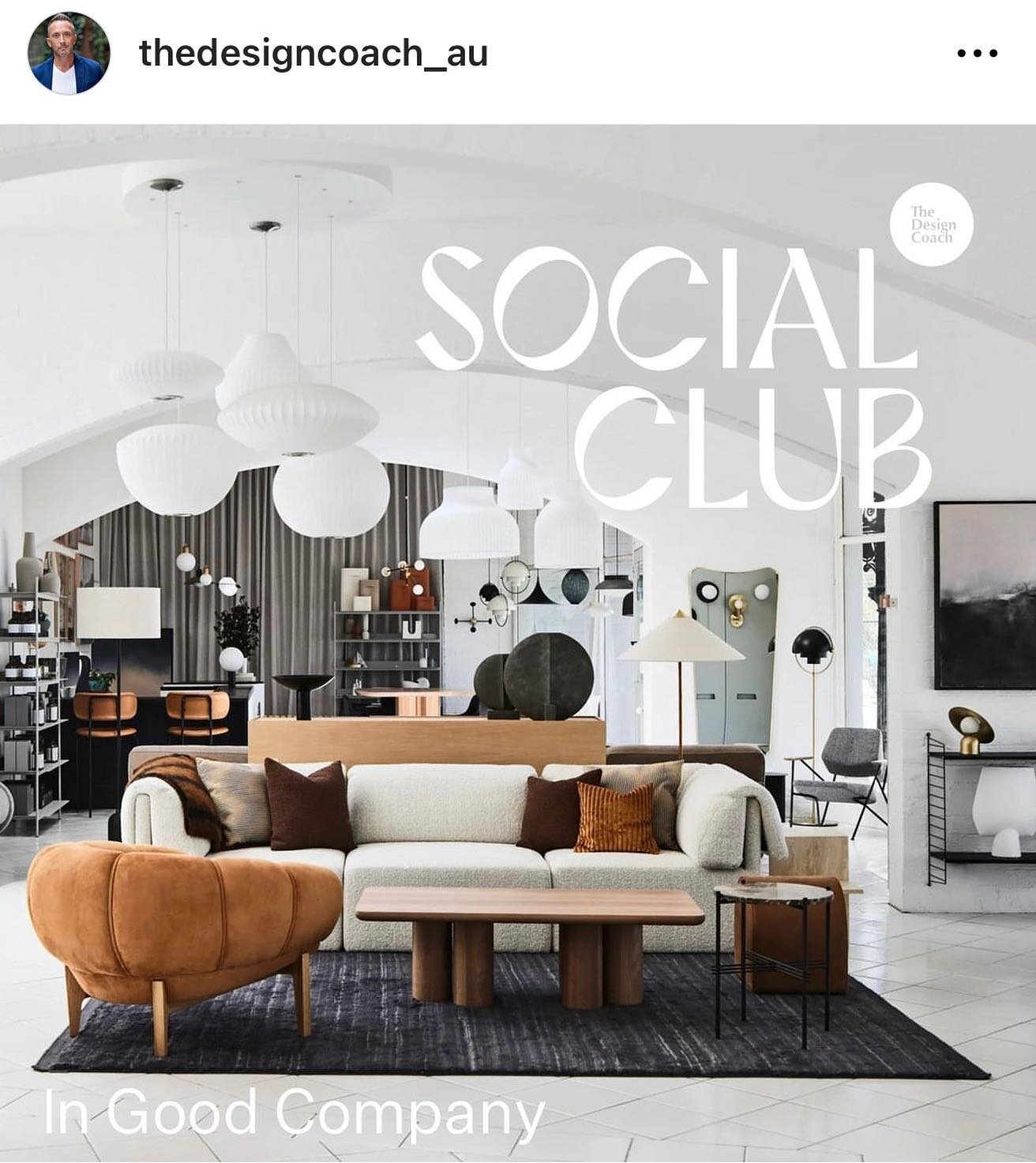 Have you heard about @thedesigncoach_au TDC Social Club?! ✖️ established by Andrew Mitchell and the team, The Design Coach is a community of interior design and architecture professionals who come together to learn and grow their businesses in a rela