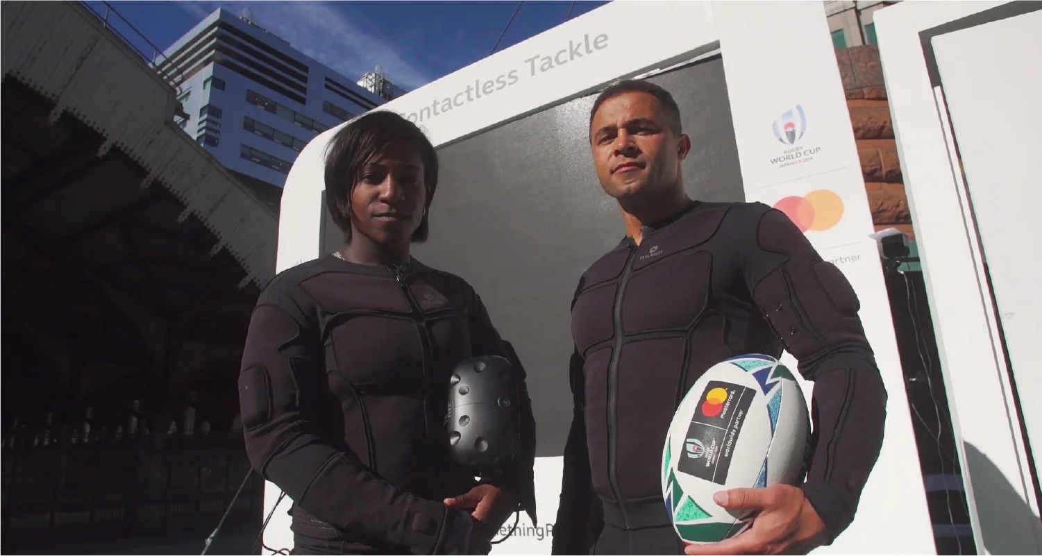 MasterCard - Experiential VR contactless tackle for Rugby World Cup 2019