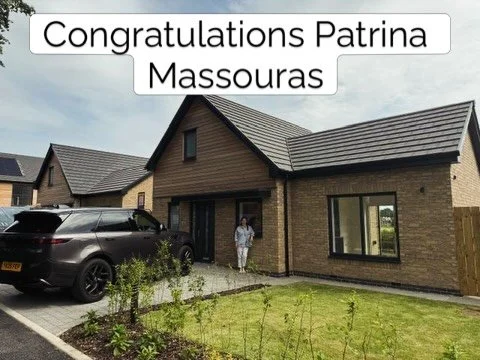 Congratulations to Patrina Massouras, first to move in to our new houses at Lea Gardens, Huntington, York.