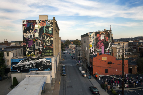 FAILE mural, 6th & Madison Streets