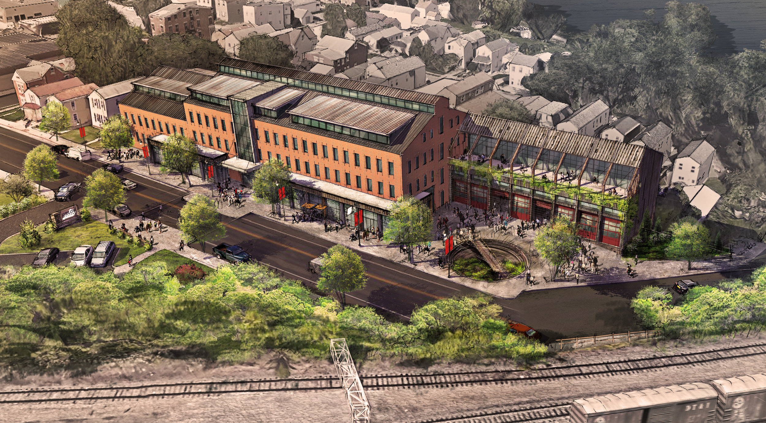Ludlow Yards, a mixed-use development concept