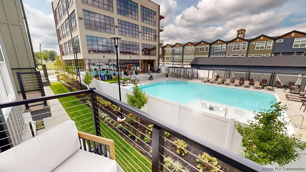 New upscale townhomes, amenity center open at Factory 52