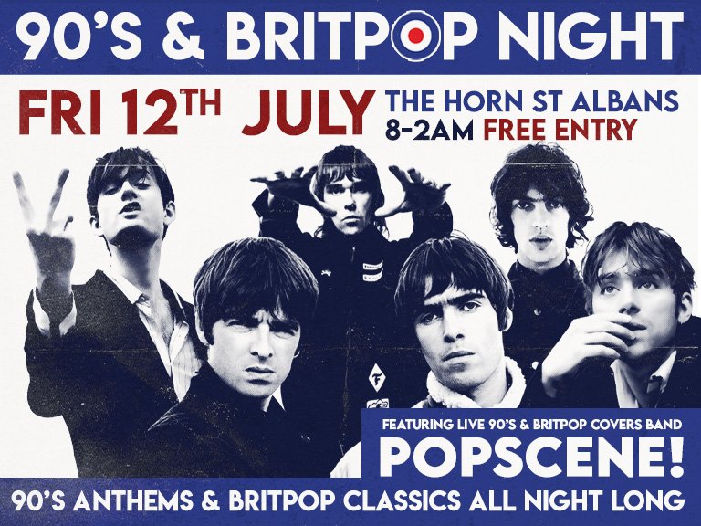90's & Britpop Night