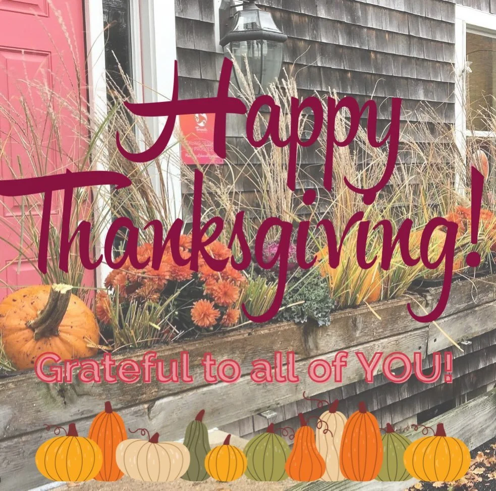 Grateful today and everyday for the incredible people who fill this space with love and make TB the special place it is. 

From our family to yours, Happy Thanksgiving. 🦃&hearts;️