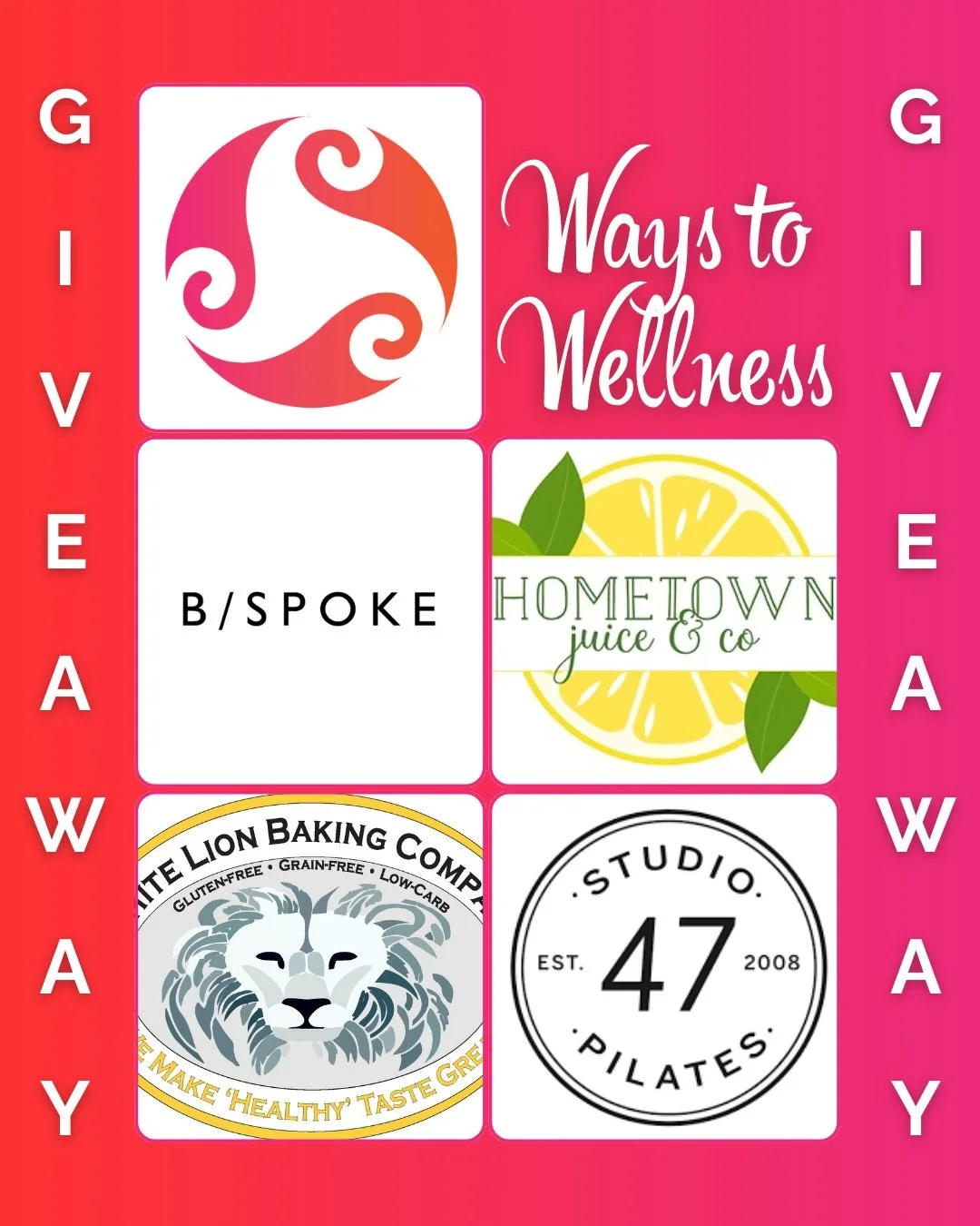 🎉 GIVEAWAY ALERT! 

It&rsquo;s that time of year again! We&rsquo;re partnering up with our friends at @bspokestudios, @studio47pilates, @whitelionbaking and @hometownjuicebar to bring you our annual Ways to Wellness Giveaway! 

Start off 2026 strong