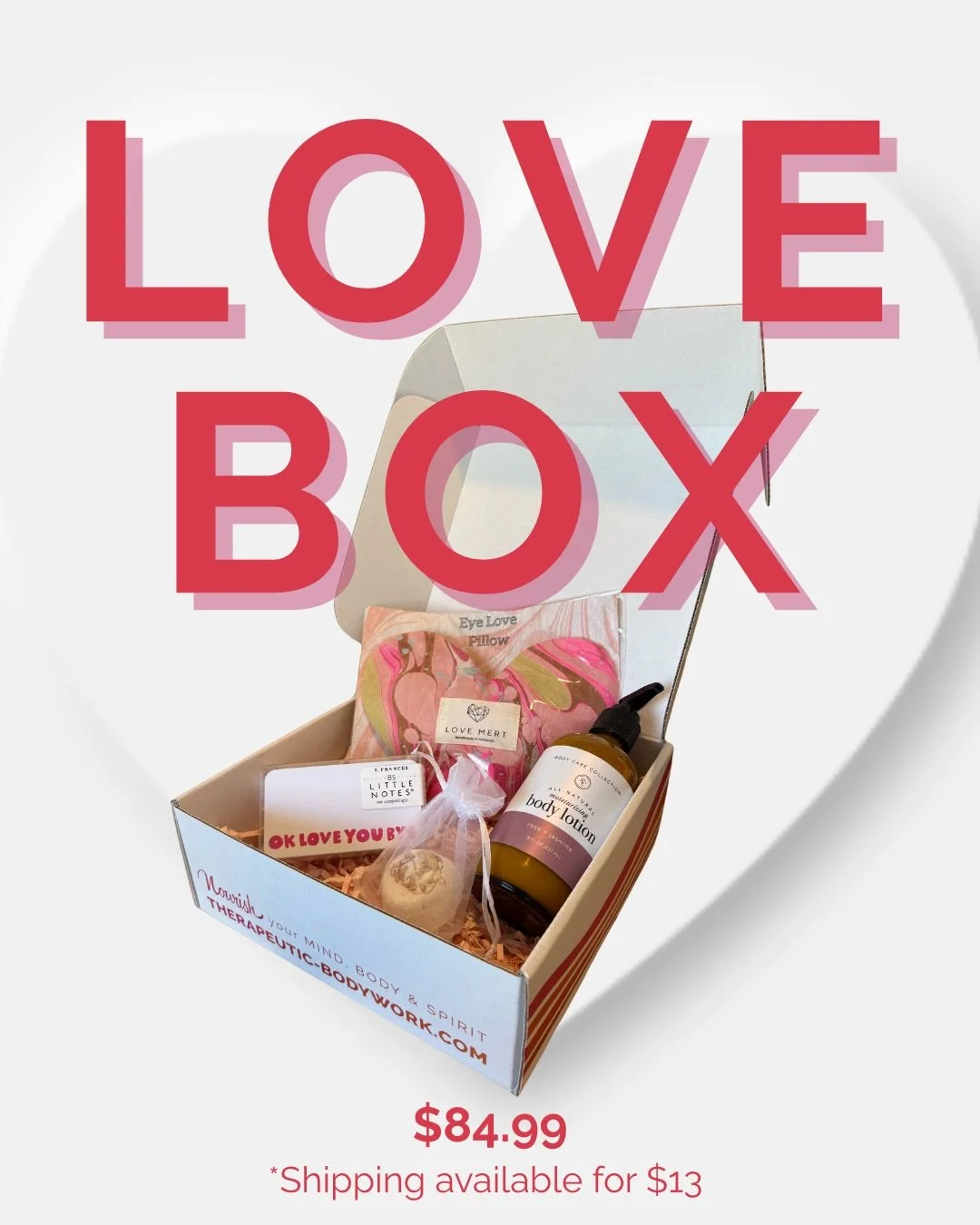 Share a little LOVE this Valentine&rsquo;s Day with our LOVE Box 💕 

A thoughtfully curated gift box guaranteed to brighten anyone&rsquo;s day - whether it&rsquo;s a partner, friend, college student or yourself! 

Ready for grab-and-go gifting in th