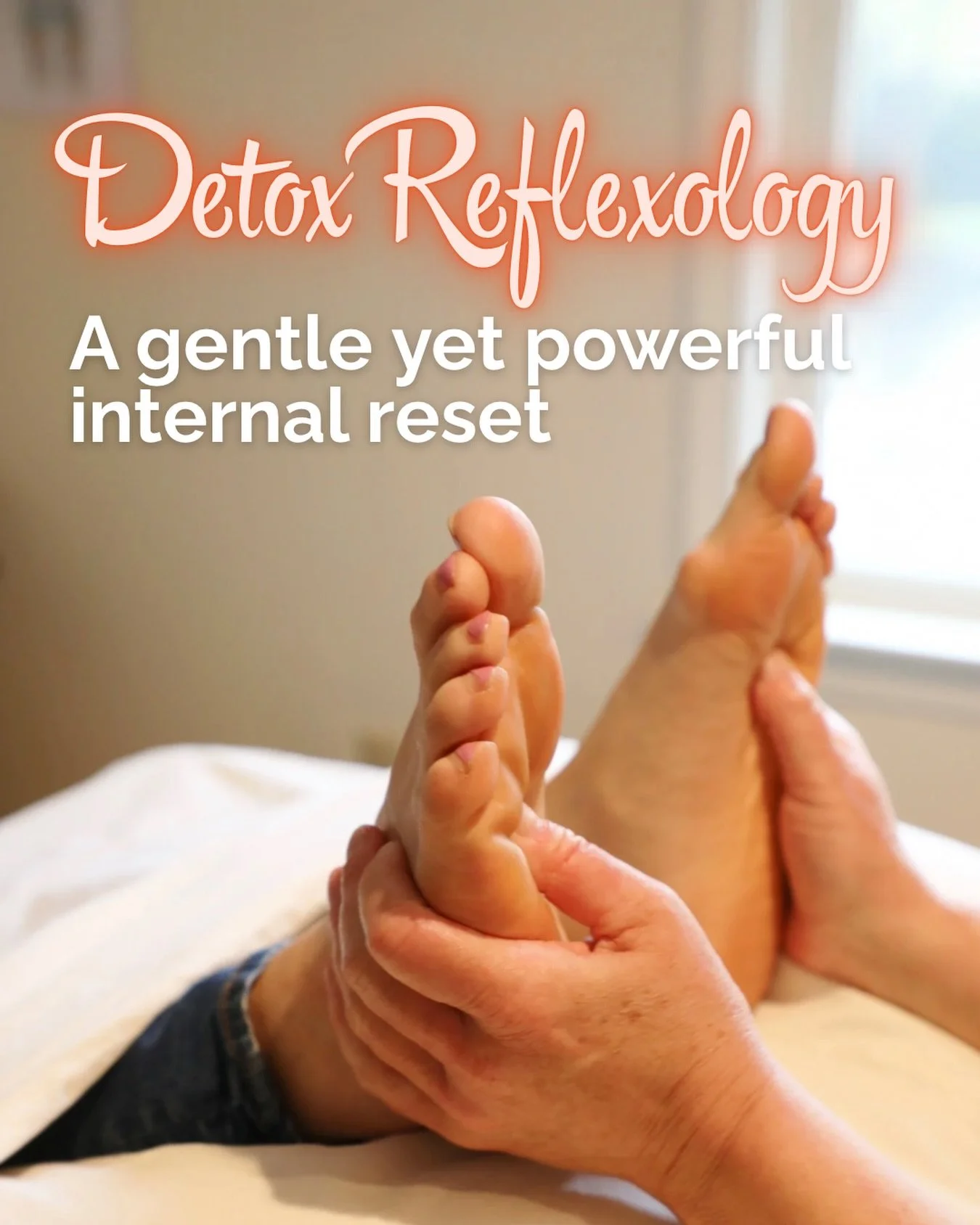 As we move into Spring, your body naturally shifts into a season of reset and renewal, making it the perfect time to support your detox pathways. 

This targeted Reflexology session works specific reflex points connected to the liver, kidneys, colon,