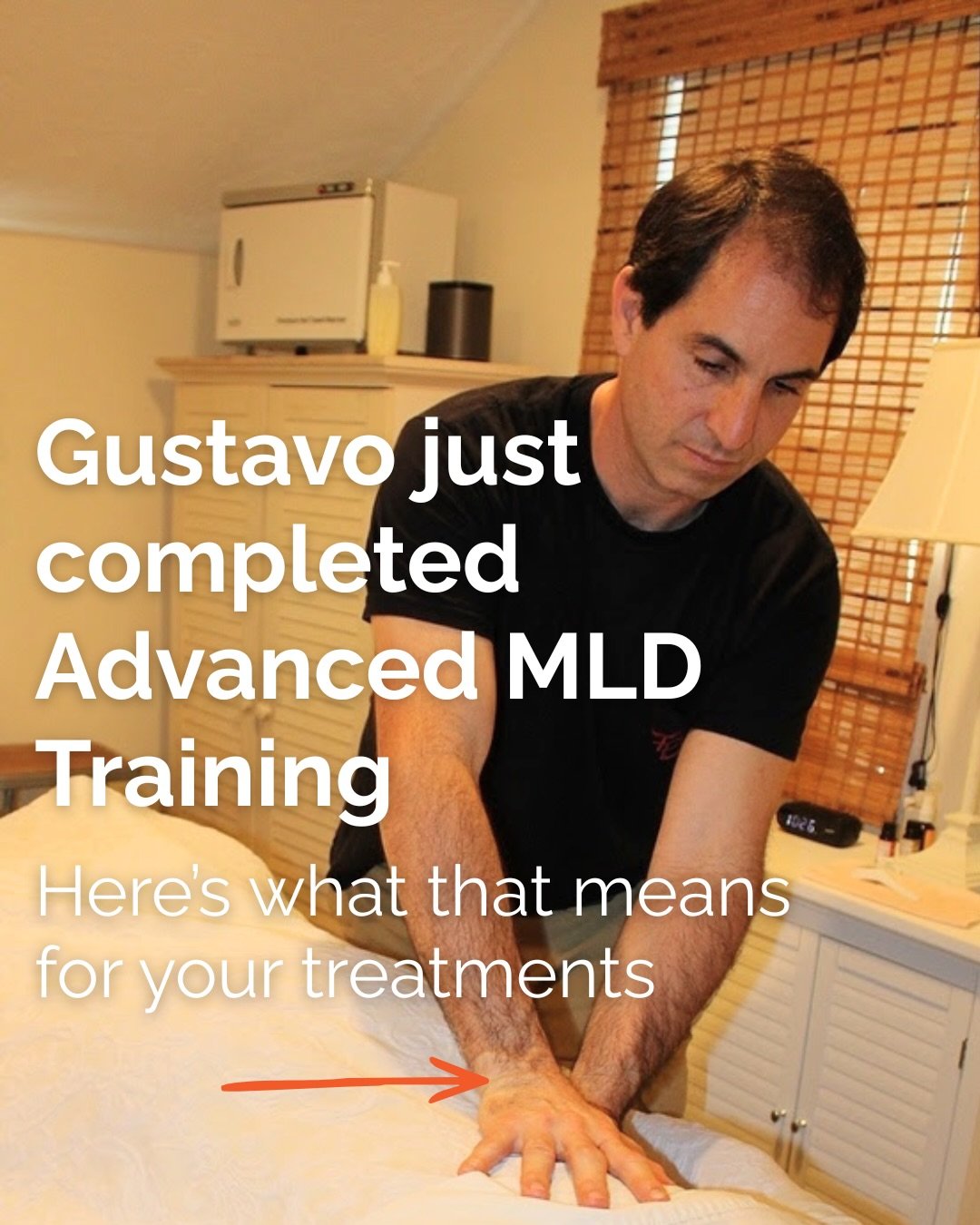 As if Gustavo&rsquo;s treatments could get any better&hellip;

He just returned from advanced Manual Lymphatic Drainage Training and is bringing his new skills straight to the treatment room. 

His training included:
✨Manual Lymphatic Mapping
✨Lymph 