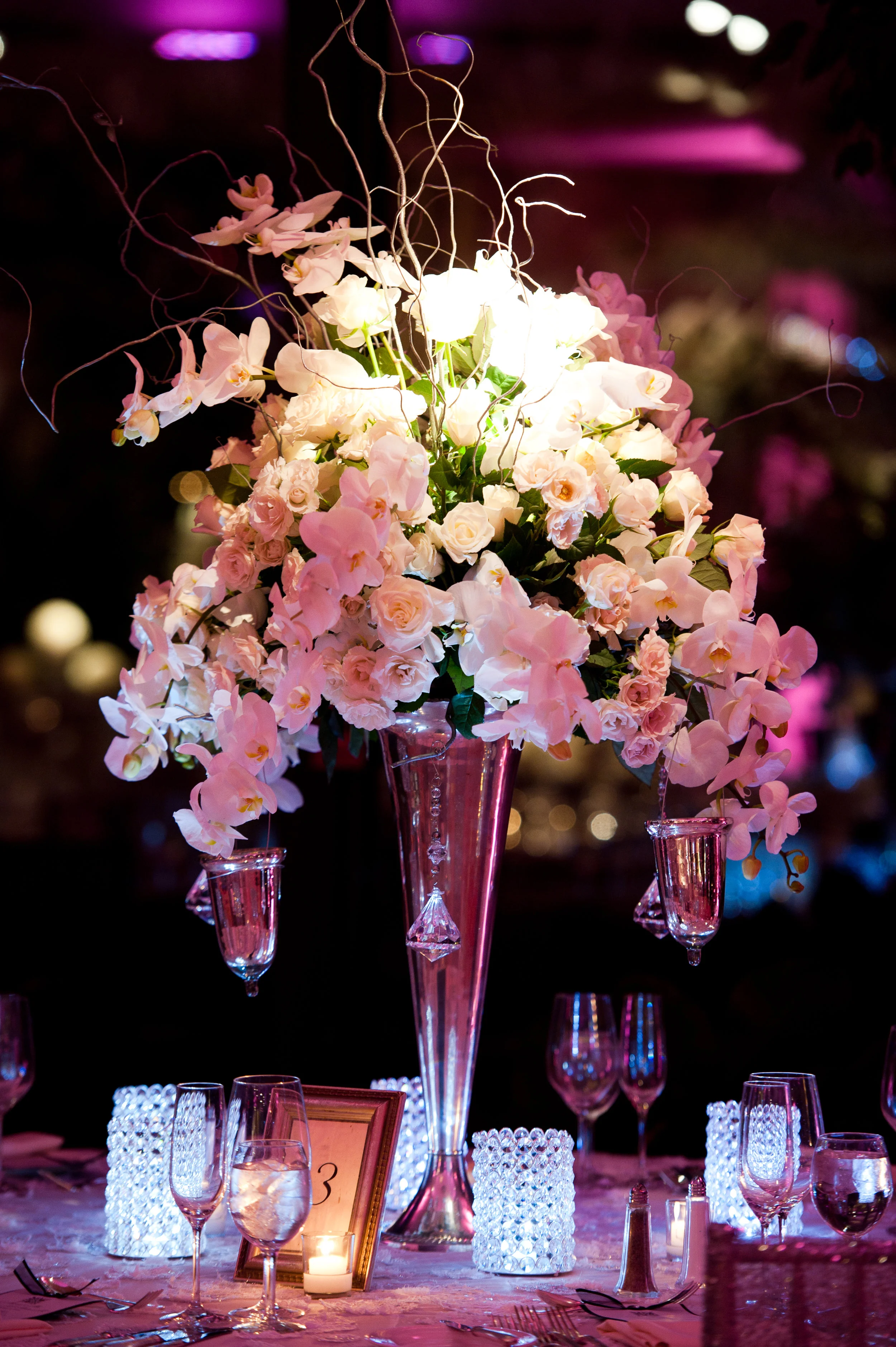 Jasna Polana Crystals and Pink Wedding