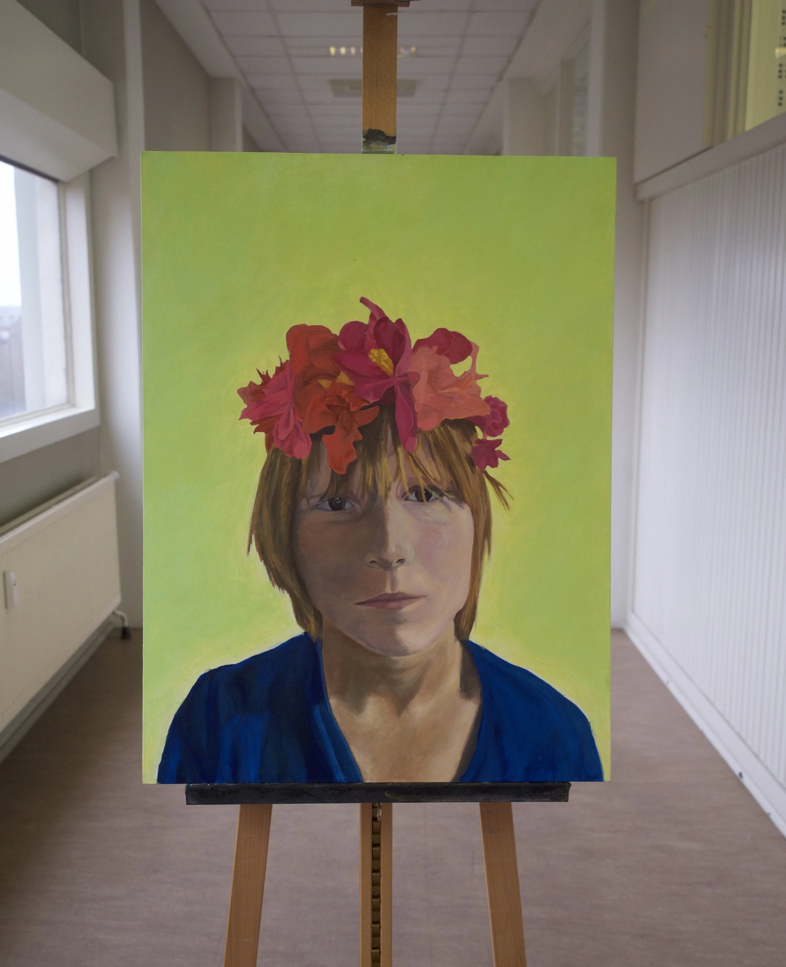 Enzo Acrylic on 60 x 80cm canvas board, part of Triptych One (€2200)