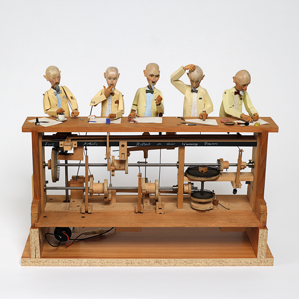 Paul Spooner's 1983 FIVE ARTISTS REFLECT ON THEIR WANING POWERS