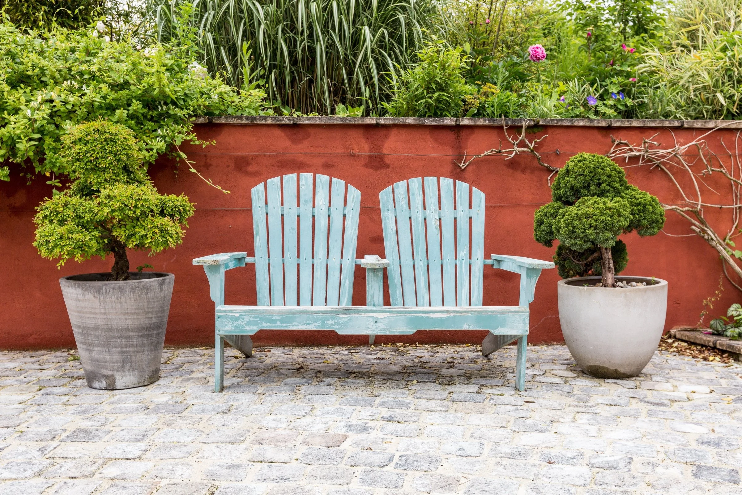 One of the gardens at Les Soeurs Anglaises