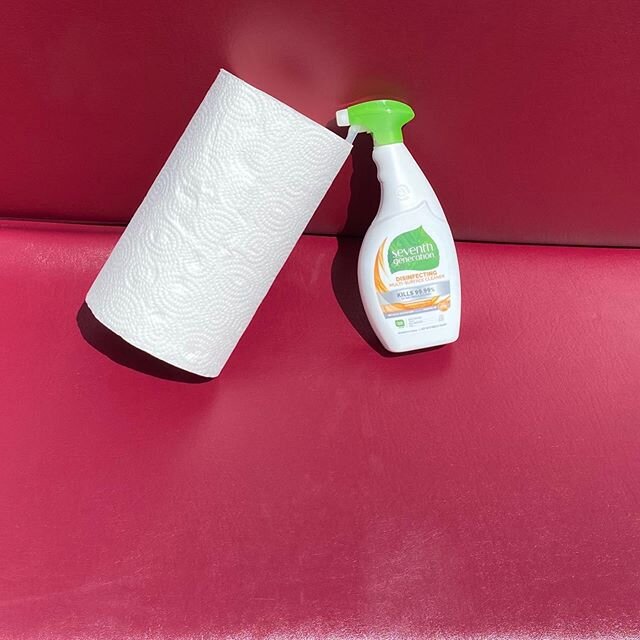 It&rsquo;s a match made in heaven, disinfectant spray and paper towels. We wipe down the boats between trips with chamois and water anyway, but we&rsquo;re now simply taking the added precaution of wiping them again with the disinfectant. AND remembe