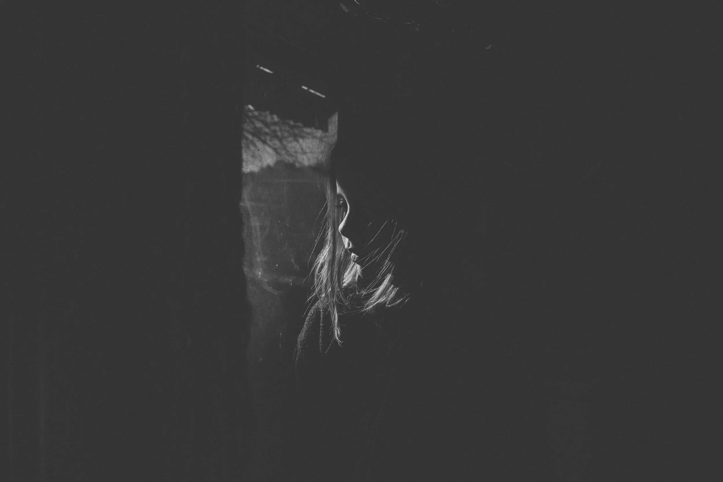 January 29. Harper at window