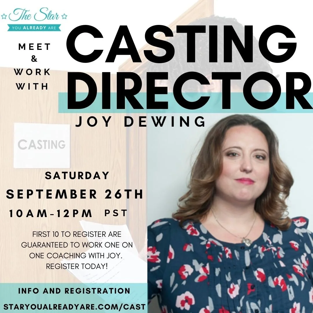 (SOLD OUT) Casting Director Intensive With Joy Dewing