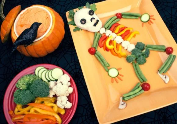 Kid Friendly Veggie Skeleton
