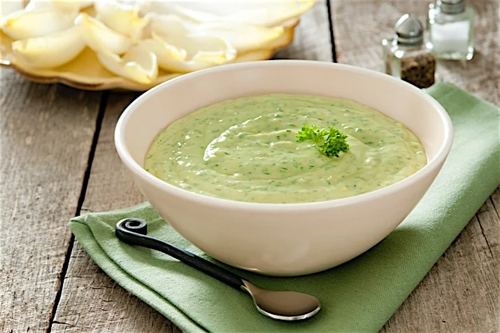 Avocado herb dip