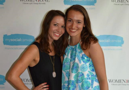 Sam (right) with Lisa Mayer, our MSC CEO & Founder