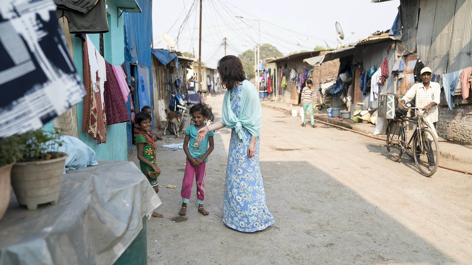 Lisa in Kalwa, one of Vision Rescue's community centers