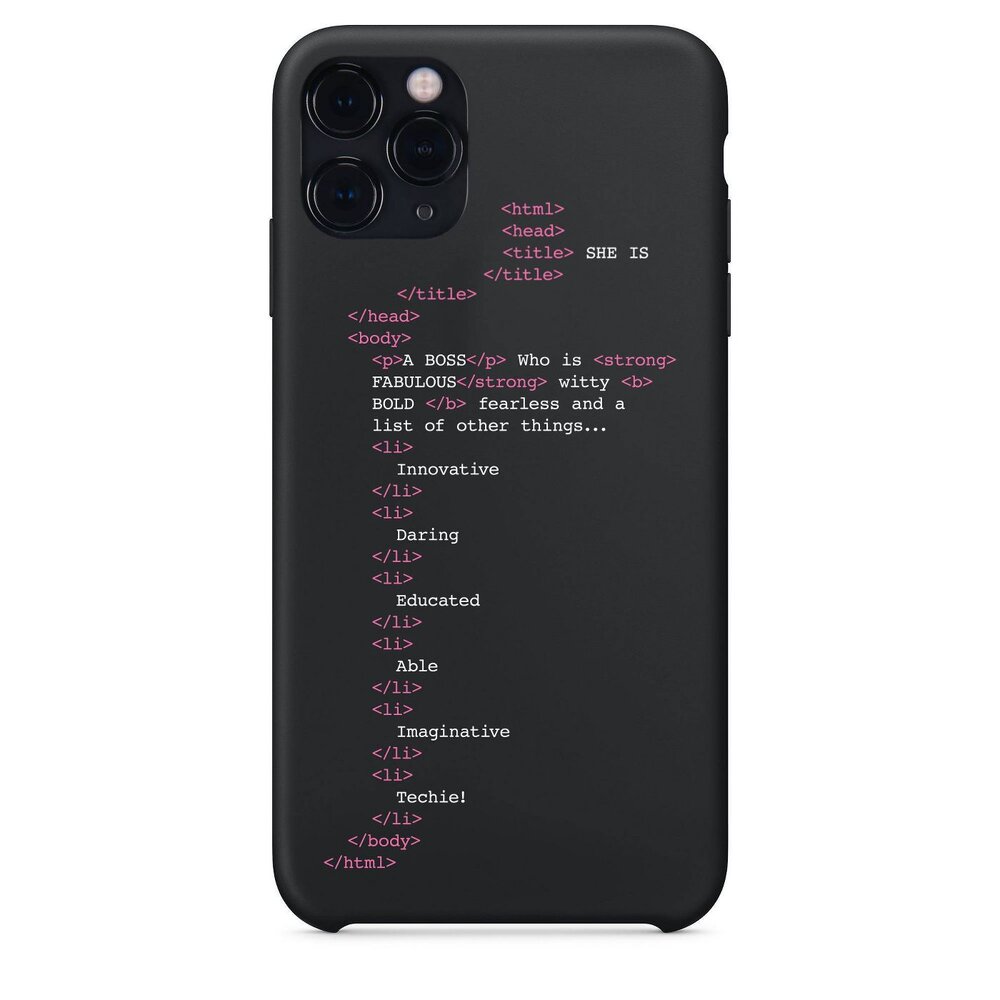 Girlcode Iphone 11 Pro Max Case Designed By Tatiana Melanie And Nadia My Social Canvas