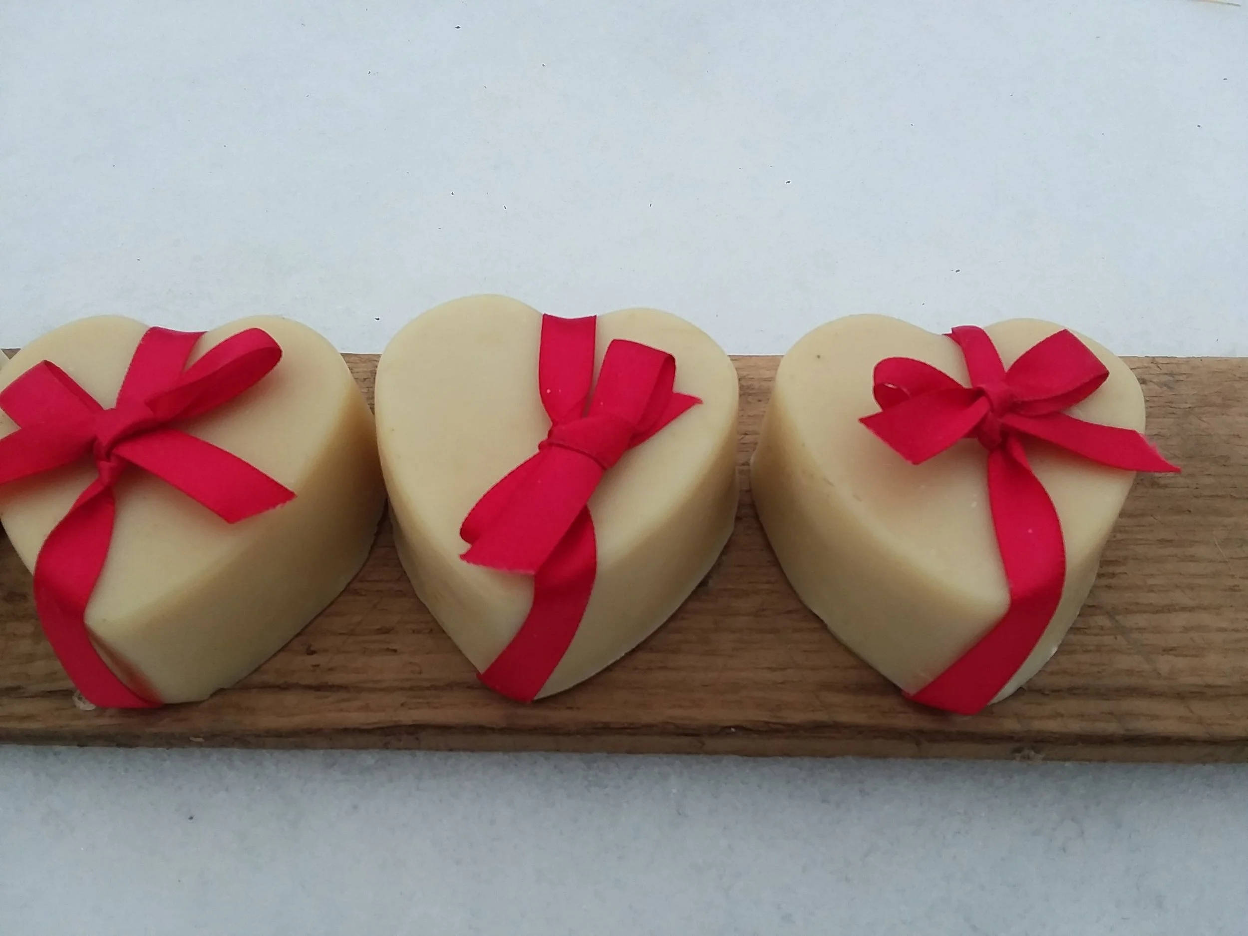 Heart Shaped Soap, approx. 4oz.