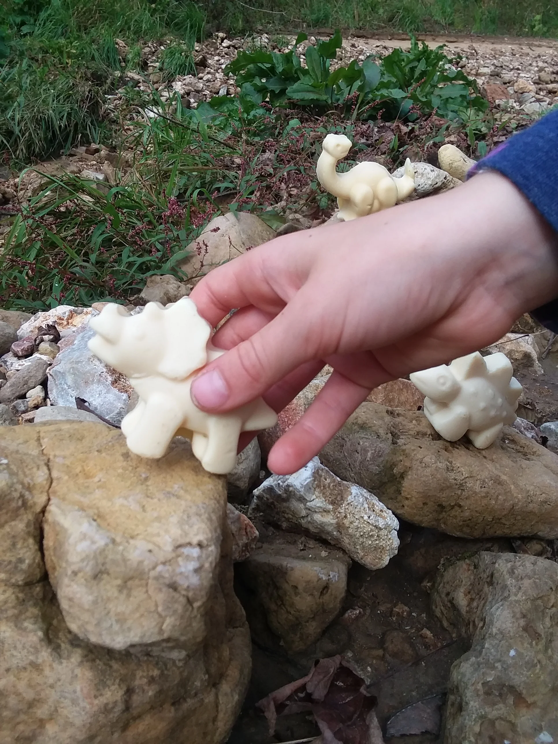 Triceratops Soap, approx. 1.5oz