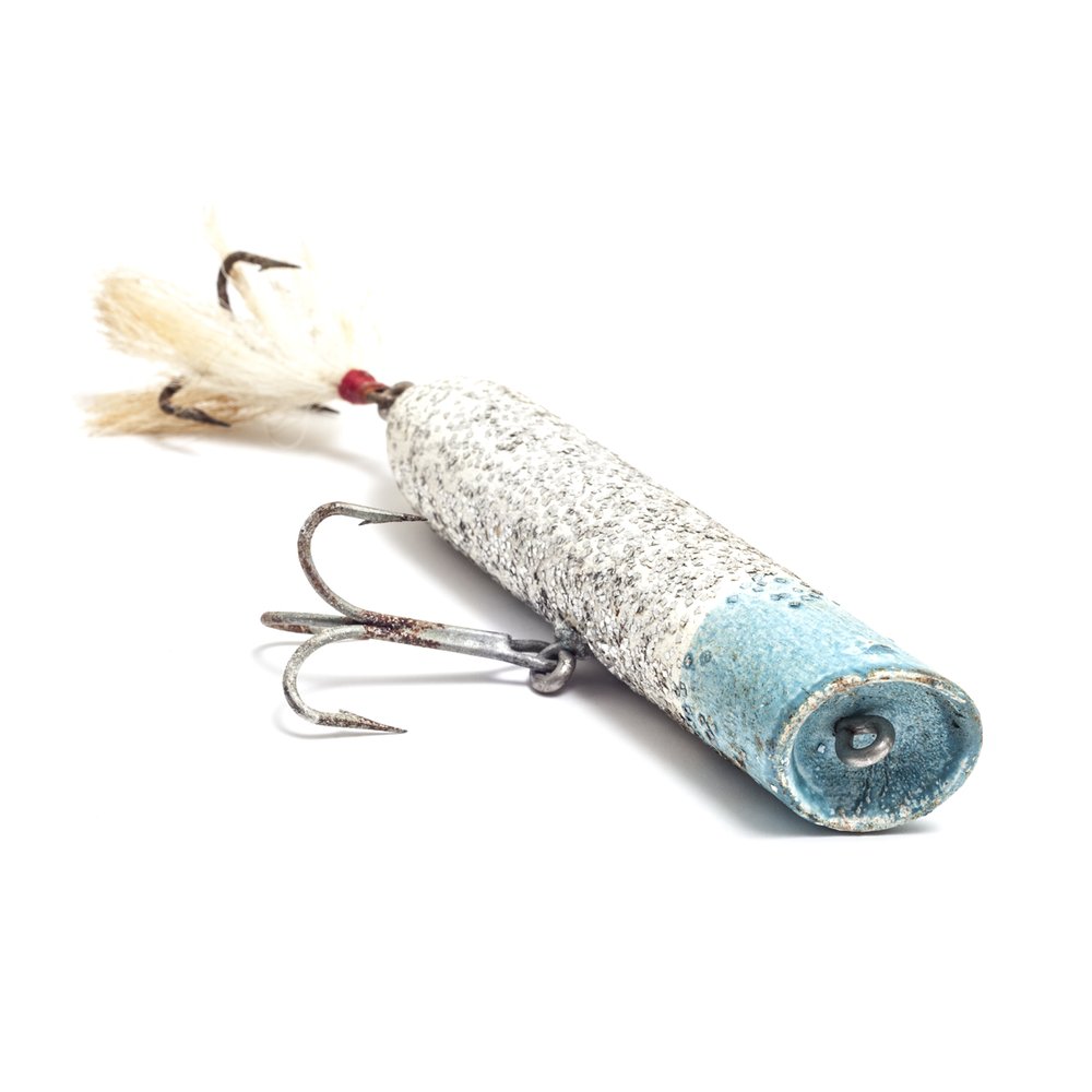 The Old Blue & White Popper  Greenie Supply & Tackle