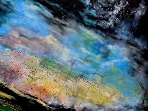 Chicagoland Sky, 16" x 20"