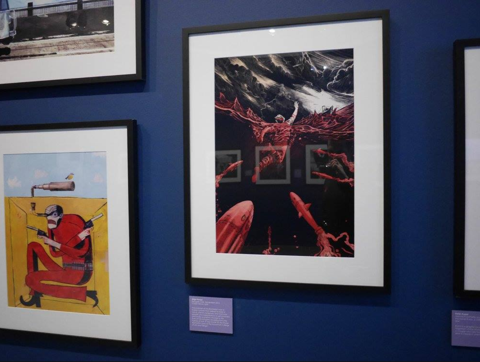 At the Museum of Latin American Art (MOLAA) in California.
