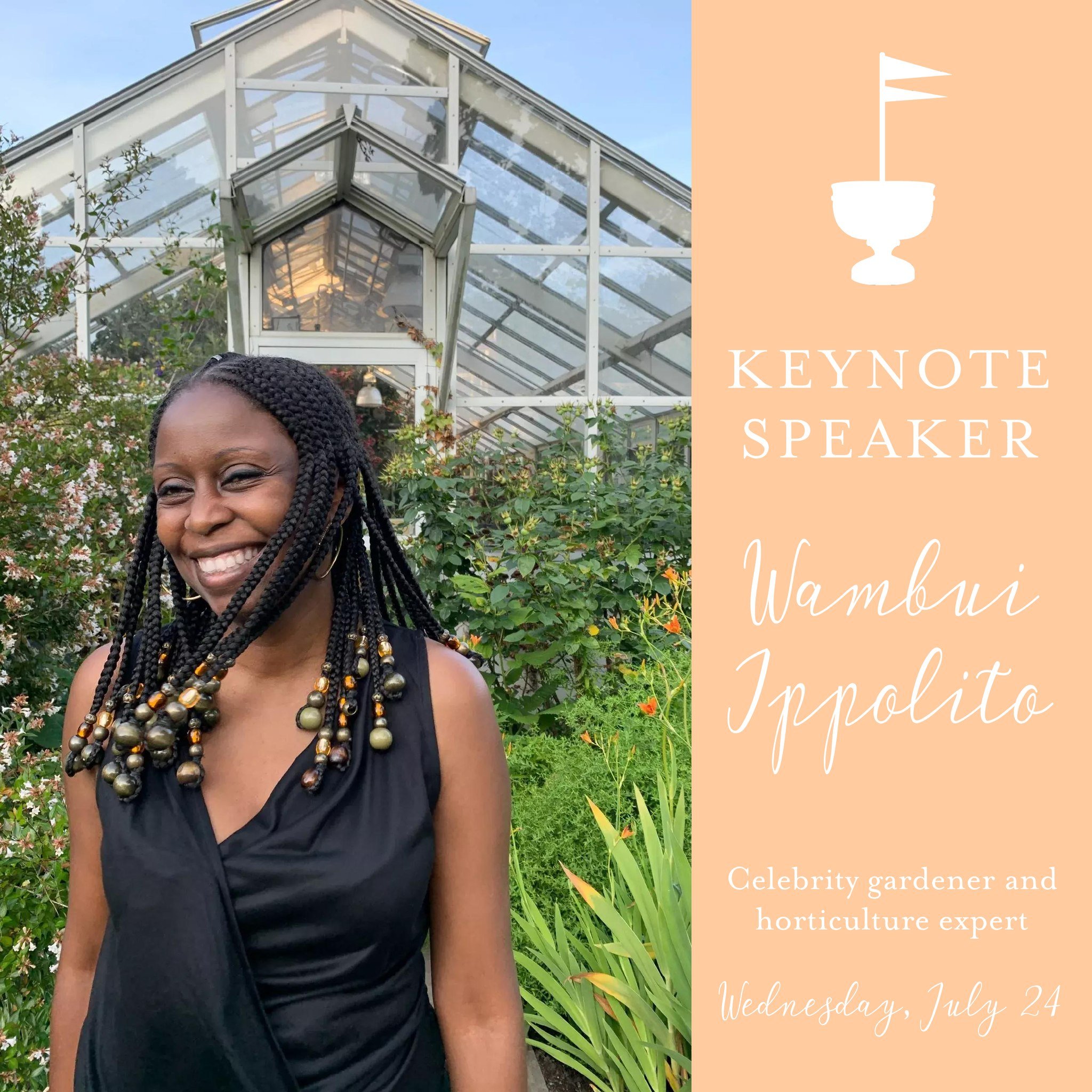 🌟 We're thrilled to announce our Keynote Speaker for Nantucket Garden Festival: the incredible Wambui Ippolito, celebrity gardener extraordinaire! 🌿🌸 Join us as she shares her passion for gardening and sustainable living. 🎤 Event details and tick