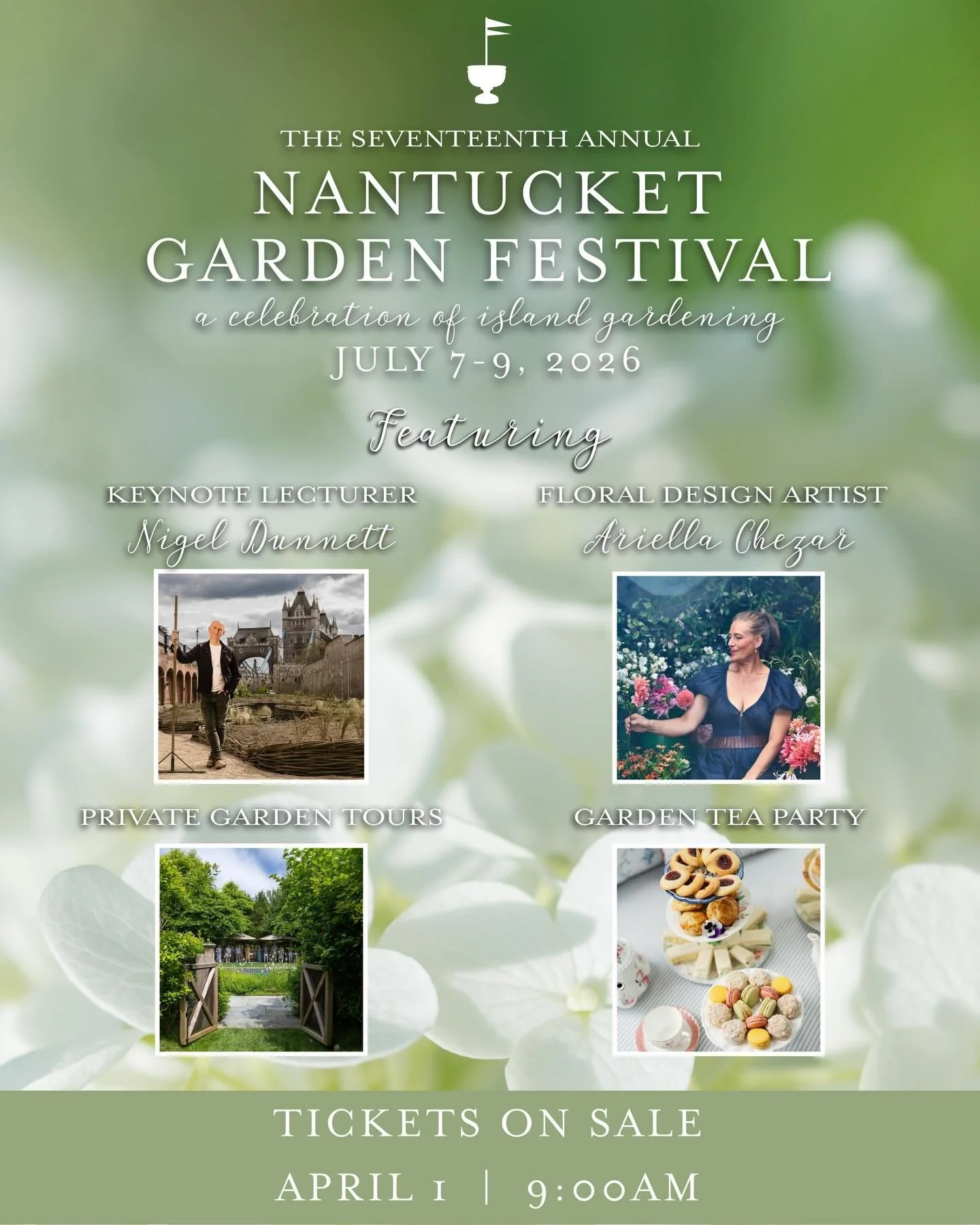 Mark your calendars! Tickets go on sale next Wednesday, April 1, at 9:00 am. This year&rsquo;s festival promises unique experiences, thoughtful conversations, and special opportunities to connect with renowned voices in gardening and design. 

Ticket