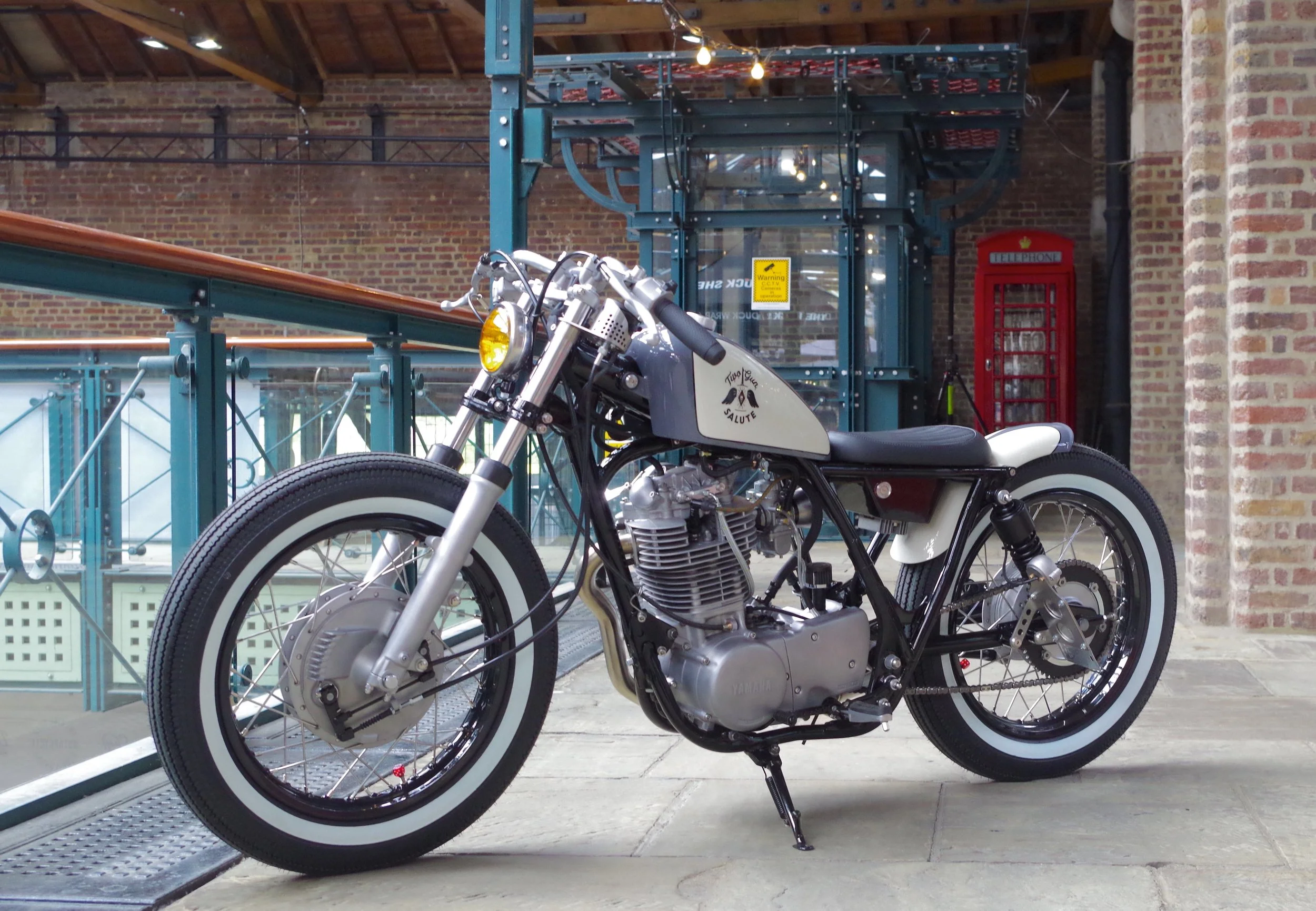 The SR looked right at home in the Tobacco Dock venue