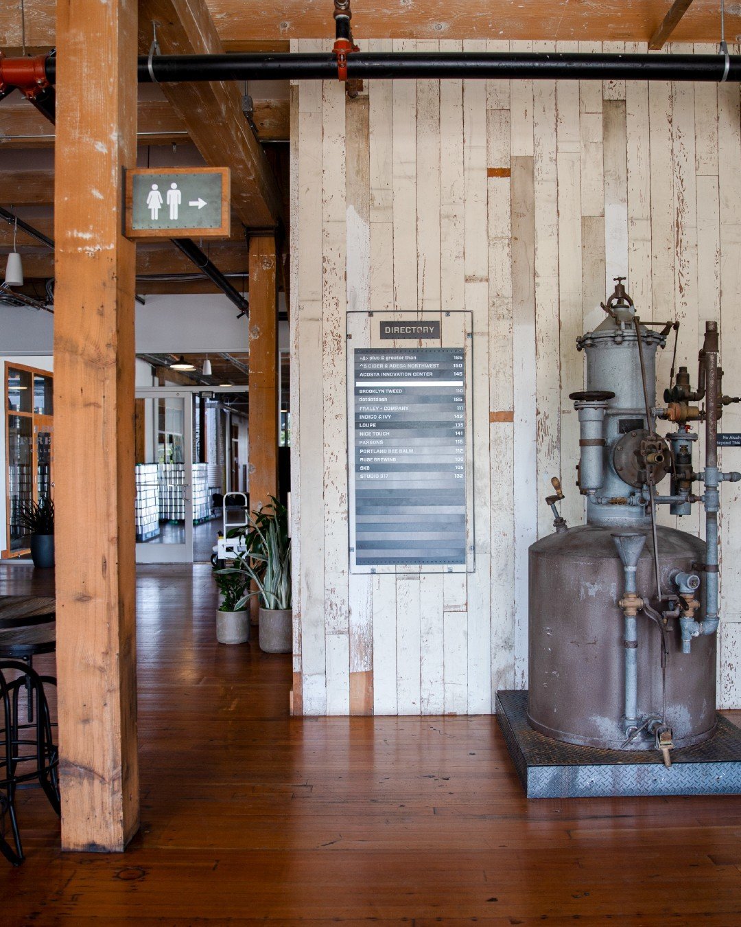 Throughout our renovated building you'll find kept artifacts of the old Iron Fireman factory this place once was. Paying respect to where we came from, while moving forward to where we want to go 💪⁠
.⁠
.⁠
#SpaceAvailable #IndustrialSpace #CreativeSp