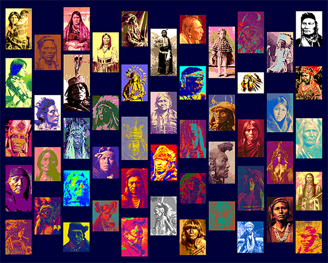 Freedom to Be - Native American Portraits Archival Print on Canvas 23.5 x 30"