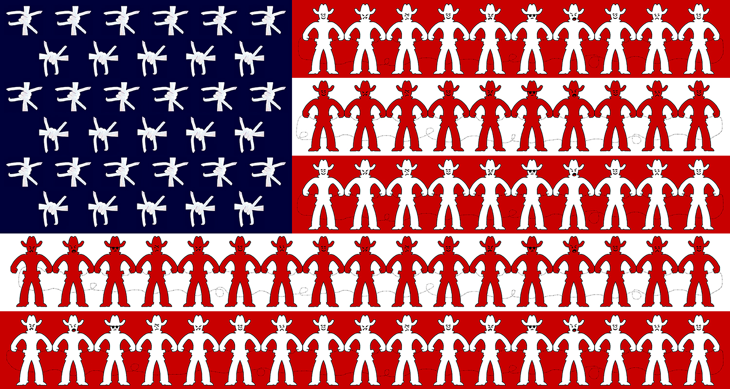 We Don't Need No Stinkin Badges Archival Print on Premium Matte Paper 12 x 24" or 24 x 48"